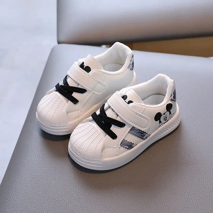 Children’s Casual Sports Shoes — Boys & Girls Soft-Soled Small White Shoes, Fashionable & Comfortable Sneakers