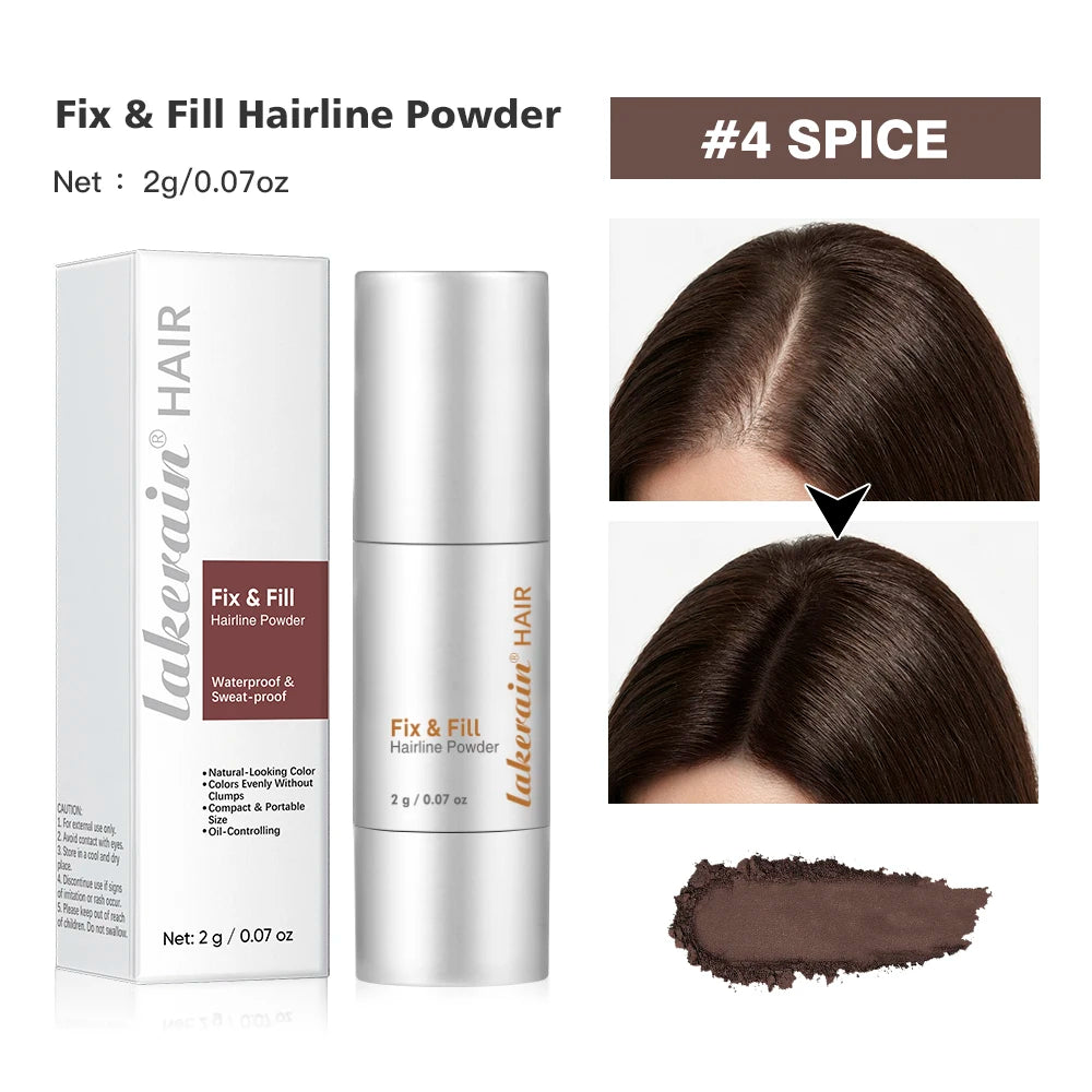 Waterproof Hairline Root Concealer Pen - Instant Gray Coverage Powder Stick for Easy Blending and Natural-Looking Hair Touch-Ups