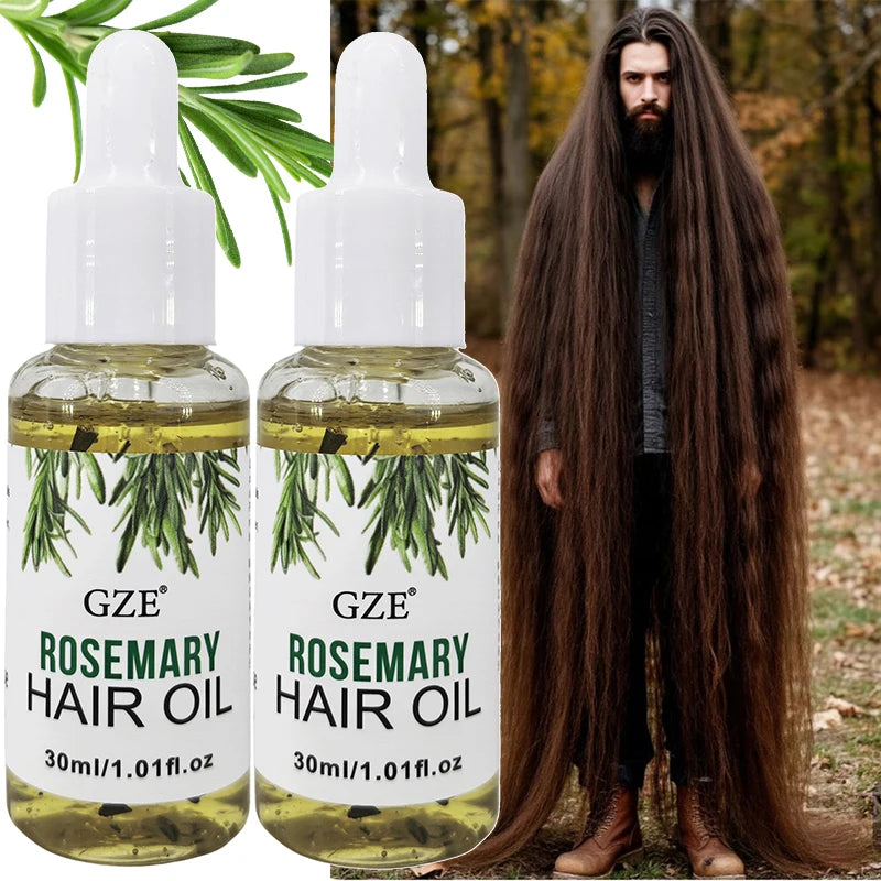 Rosemary Hair & Scalp Oil - Strengthening Treatment for Straight, Wavy & Chemically Treated Hair
