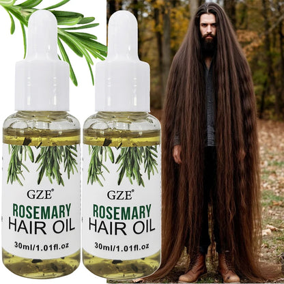 Rosemary Hair & Scalp Oil - Strengthening Treatment for Straight, Wavy & Chemically Treated Hair