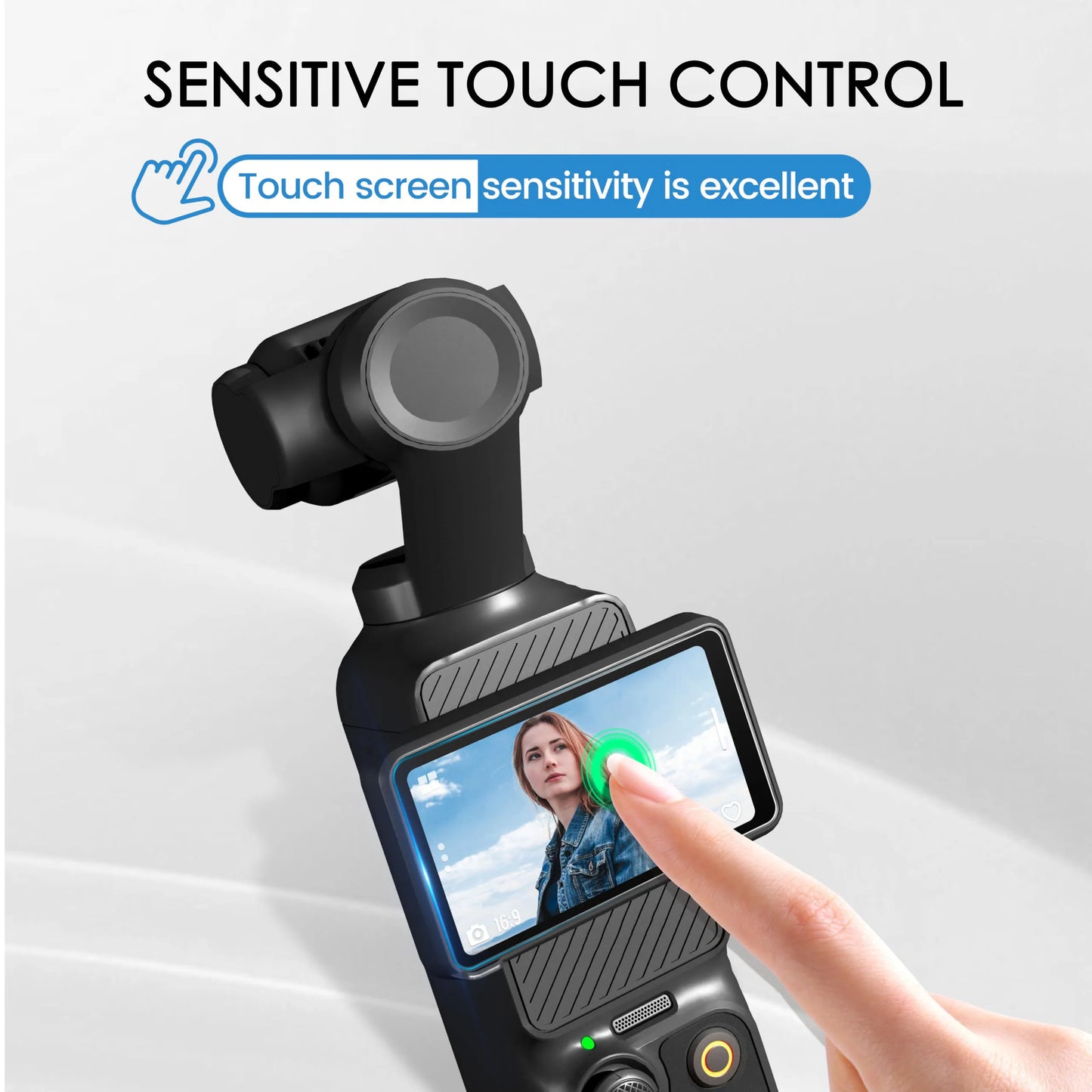 9H HD Tempered Glass Screen Protector for DJI OSMO Pocket 3 – Gimbal Camera Lens Protection Accessory