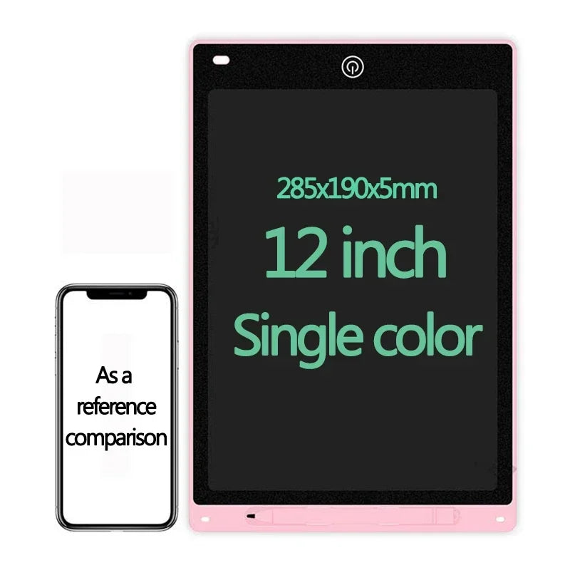 10/12 Inch LCD Writing Tablet - Drawing Board for Kids, Graffiti Sketchpad and Handwriting Blackboard, Magic Toy Gift