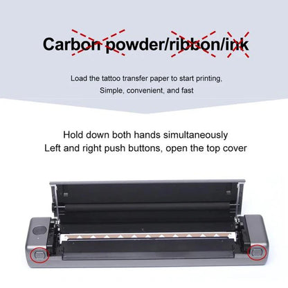 Wireless Bluetooth Tattoo Printer – Professional A4 Thermal Template Machine Compatible with Android & iOS, Portable