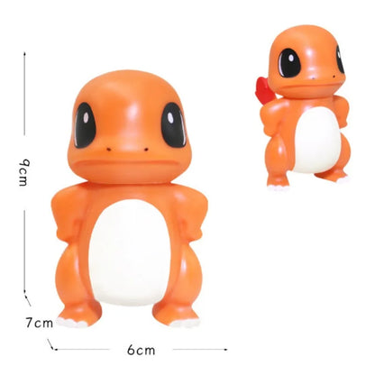 Bulbasaur & Squirtle Anime Action Figures – PVC Collectible Desk Ornament, Model Toy for Children’s Birthday Gift