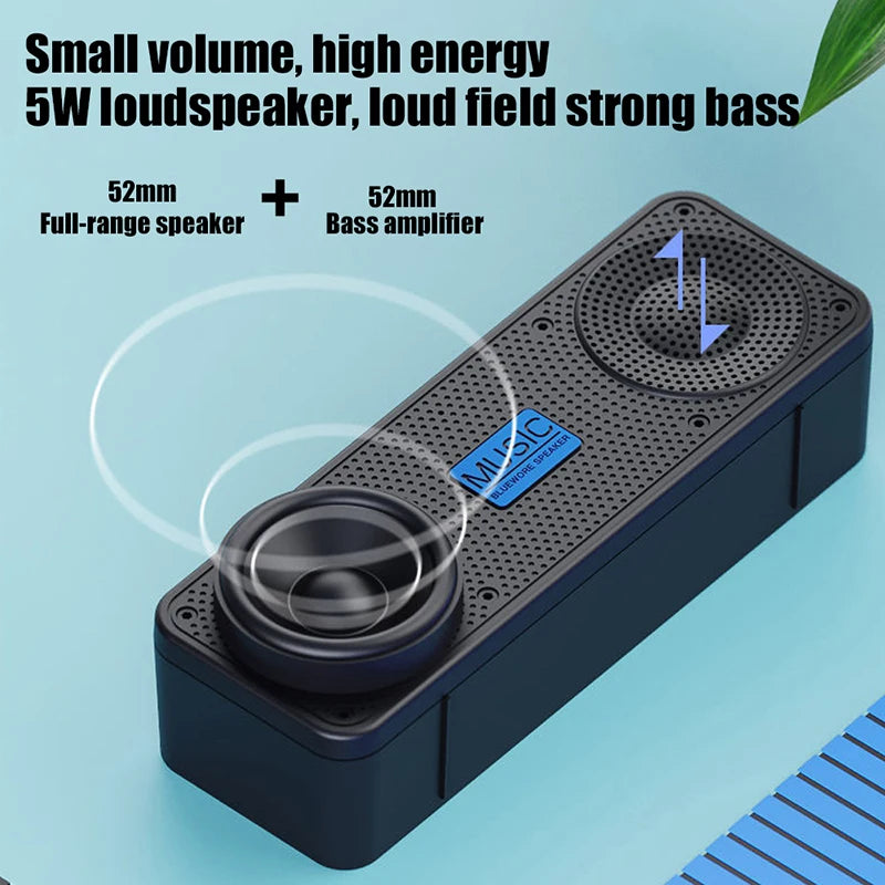 S18 Wireless Creative Bluetooth Smart Speaker - Portable Subwoofer for Mobile Phone Audio, Computer, and Outdoor Use