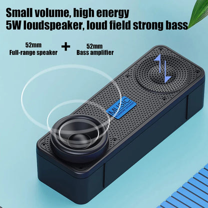 S18 Wireless Creative Bluetooth Smart Speaker - Portable Subwoofer for Mobile Phone Audio, Computer, and Outdoor Use