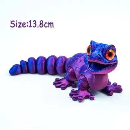 3D Printed Multi-Joint Dinosaur & Snake Fidget Toy – Movable Stress Relief Toy for Adults, Kids, Autism, and Desktop Decor