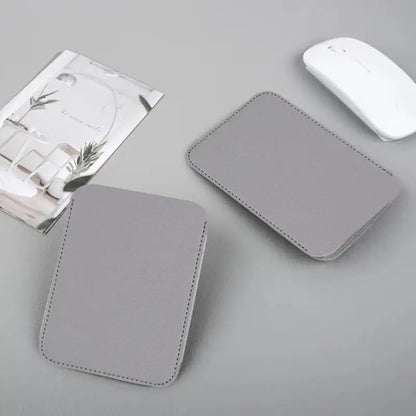 Wireless Mouse Storage Bag - PU Leather Anti-Scratch Protective Sleeve & Small Item Organizer Pouch