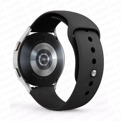 20mm/22mm Silicone Watch Strap – Compatible with Samsung Galaxy Watch 7/6/4 Classic, 5 Pro, 3, Active 2, Gear S3 & Huawei GT 2e/3/4 Bands