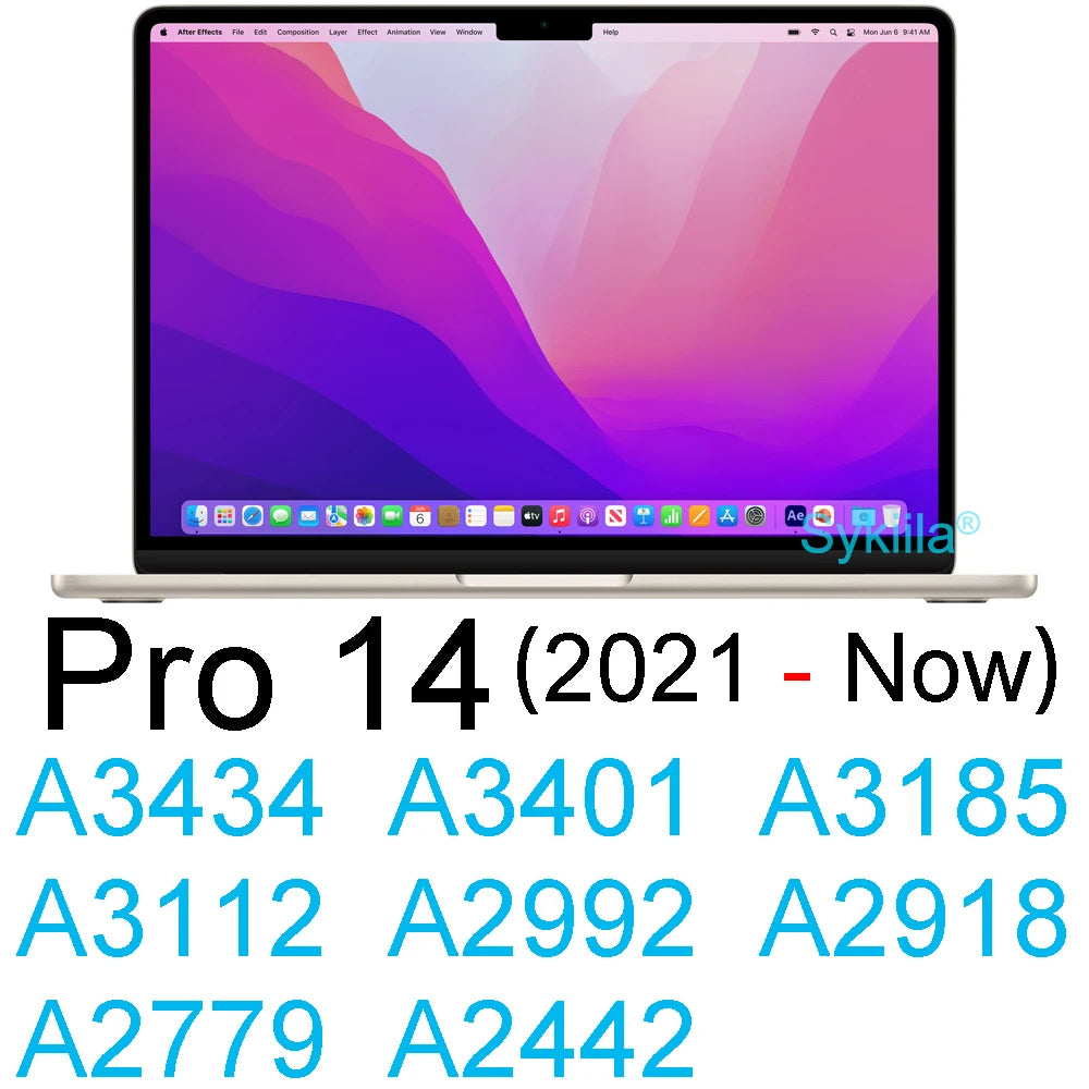 HD Soft Screen Protector for MacBook — Fits Air 13/15 & Pro 13/14/15/16 (M1–M5, Models A3113/A3434/A3421/A3420)