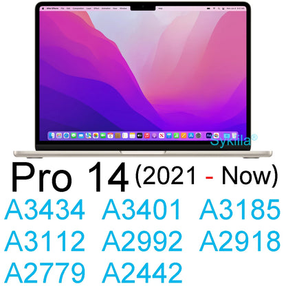 HD Soft Screen Protector for MacBook — Fits Air 13/15 & Pro 13/14/15/16 (M1–M5, Models A3113/A3434/A3421/A3420)
