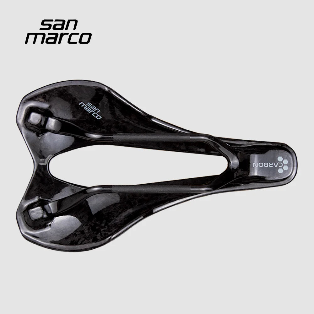 3D Printed San Marco SLR Bike Saddle - Ultralight Breathable Carbon Road & MTB Seat 245×145mm