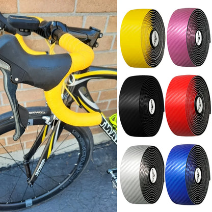 Bicycle Handlebar Tape – Anti-Vibration PU EVA Non-Slip Breathable Road Bike Bar Wrap for Racing