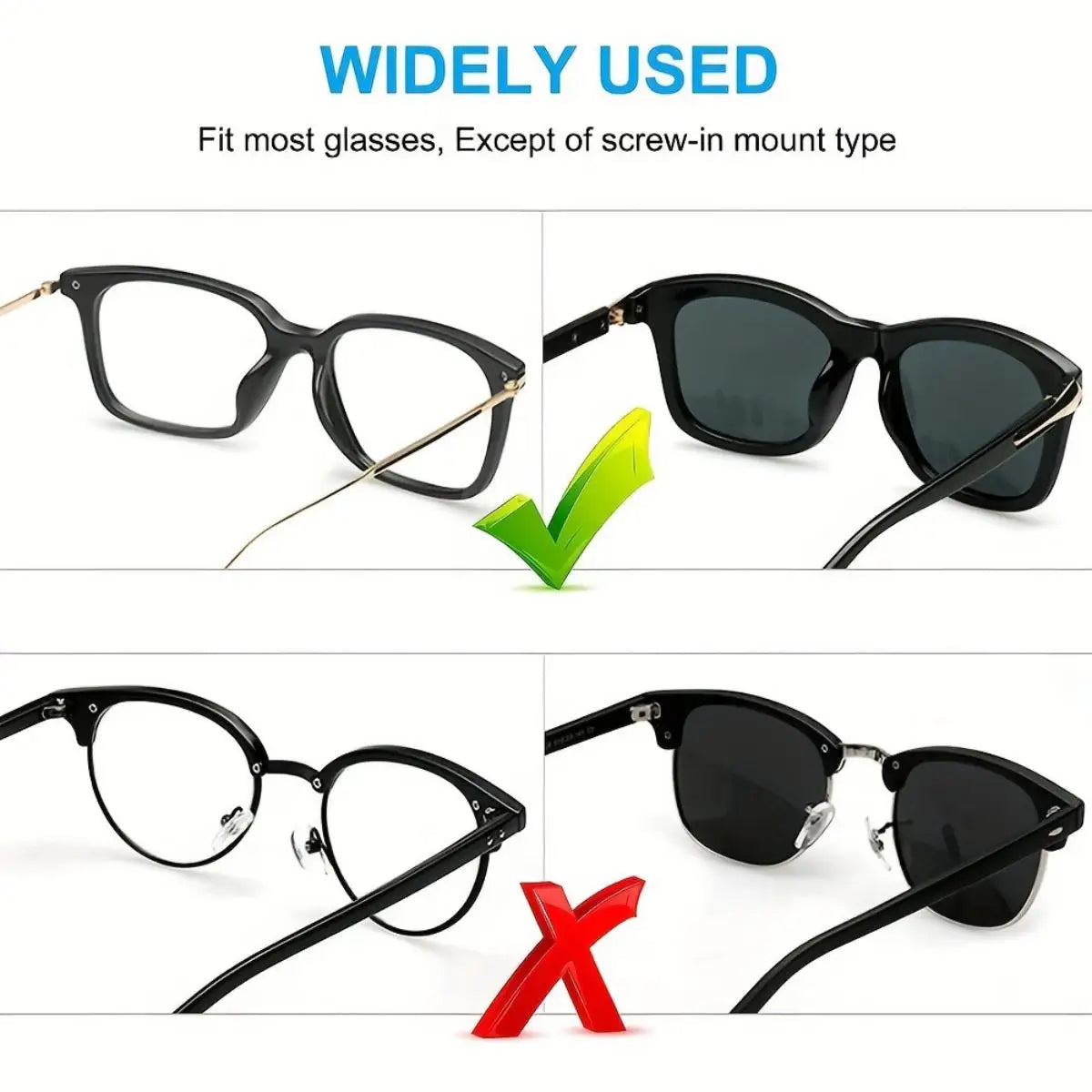 2/5 Pairs Adhesive Silicone Eyeglass Nose Pads – Anti-Slip Stick-On Nose Pads for Sunglasses and Eyewear Accessories