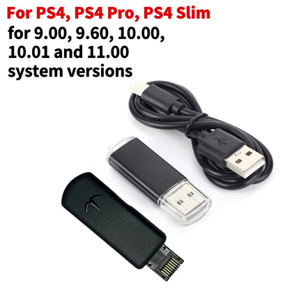 One-Key JB Tool Mod Kit – USB Dongle & Type-C Cable Adapter for PS4 FW 9.0-11.0 System