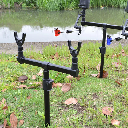 Hirisi Carp Fishing Rod Rest Heads, 2-Pack - Durable Bank Stick Holders for Carp and Coarse Fishing