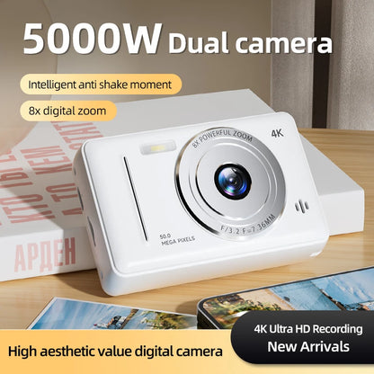 Xiaomi Mijia 4K Digital Camera - 50MP HD Retro Compact Camera with Dual Flash, Auto Focus & Portable Entry-Level Design