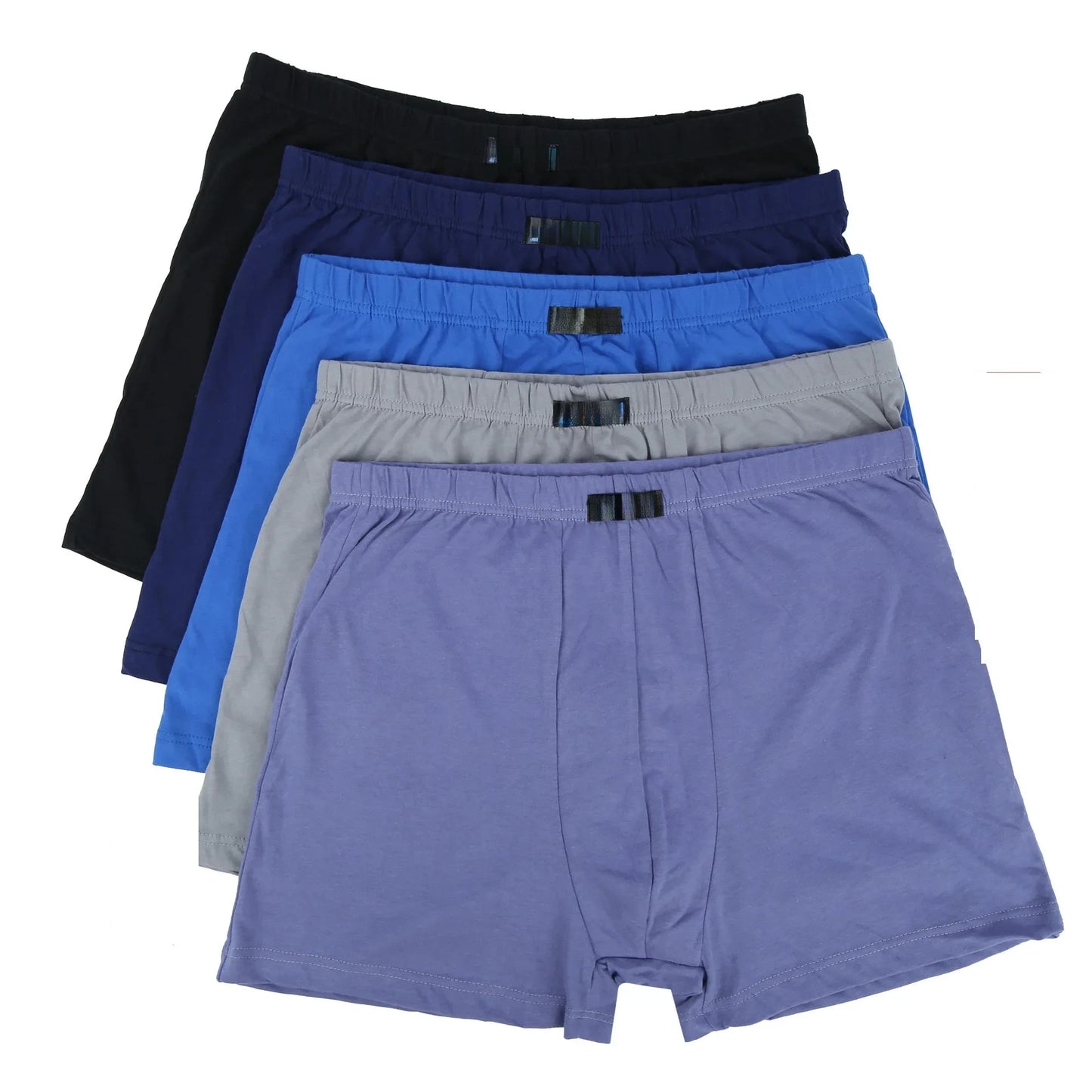 100% Cotton Men's Boxer Briefs - 4PCS Loose Underwear, Plus Size 8XL-10XL Comfortable Shorts