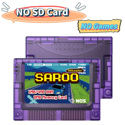 EPICJOY SEGA Saturn SAROO Optical Drive Emulator — SDLoader FlashCart with 1MB/4MB RAM & 8MB Memory Card