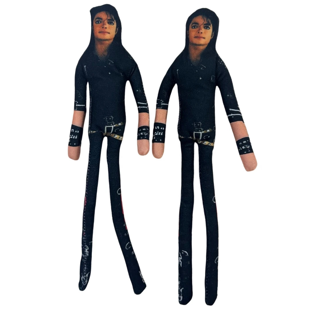 Michael Jackson Plush Figure - 2026 Cosplay Prop Doll with Movable Joints for Room Decor & Gifts