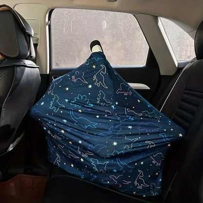 Baby Nursing Cover - Multi-Use Infant Car Seat Canopy Stroller High Chair Shopping Cart Privacy Cover