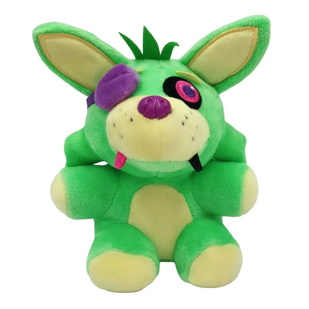 Five Nights at Freddy’s Plush Toy Set – Cute FNAF Stuffed Dolls Bonnie, Bear, Foxy & Freddy for Kids Gift