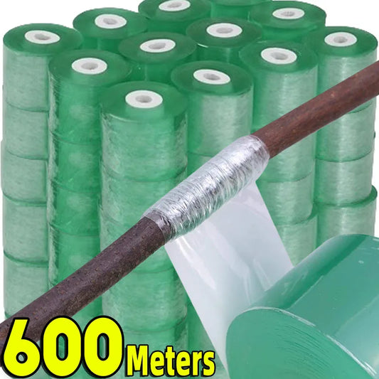 PE Grafting Tape Film - Stretchable Self-Adhesive Garden Tree Plant Grafting Wrap Roll