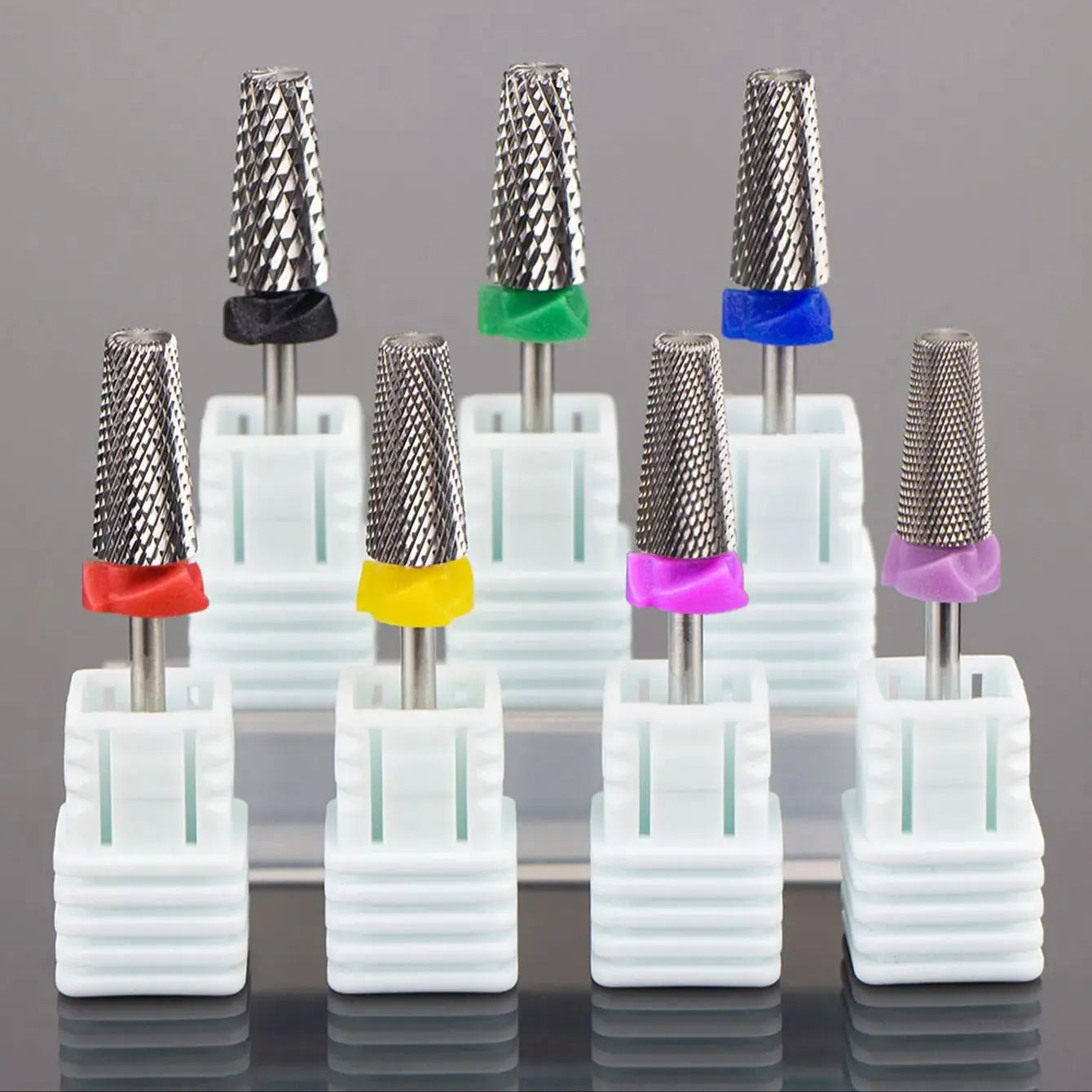 2023 NEW Tungsten Steel Nail Drill Bits - Milling Cutter for Gel Removal, Diamond Drill Bits for Dead Skin & Burrs