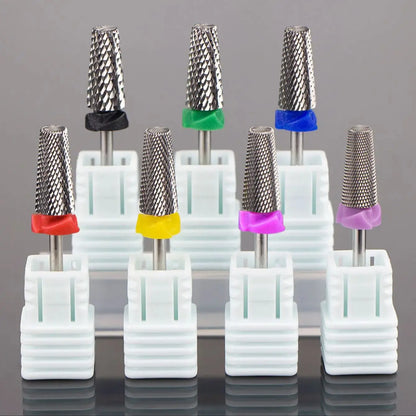 2023 NEW Tungsten Steel Nail Drill Bits - Milling Cutter for Gel Removal, Diamond Drill Bits for Dead Skin & Burrs