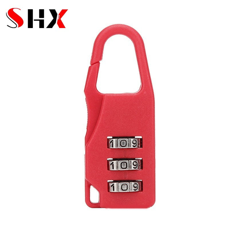 Mini Plastic Combination Lock – Dial Digits Code Password Padlock, Travel & Luggage Security, Gym Safety Lock