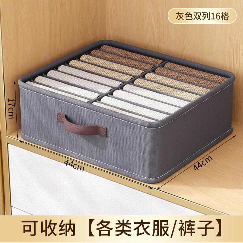 Foldable Wardrobe Storage Organizer Box – Thickened Drawer for Sweaters, T-Shirts & Pants with PP Board Closet Storage Solution