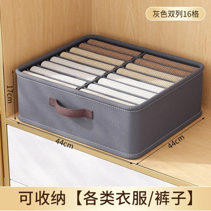 Foldable Wardrobe Storage Organizer Box – Thickened Drawer for Sweaters, T-Shirts & Pants with PP Board Closet Storage Solution