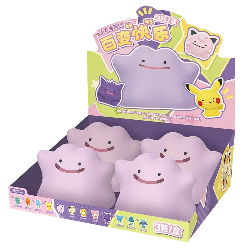 Funism Pokémon Palmsize Wonders Ditto Blind Box - Mini Anime Figure, Desktop Decoration and Collectible Gift