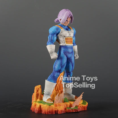 Dragon Ball Z Trunks Figure — 30cm PVC Action Figure with Two Heads, Collectible Toy for Kids & Gifts