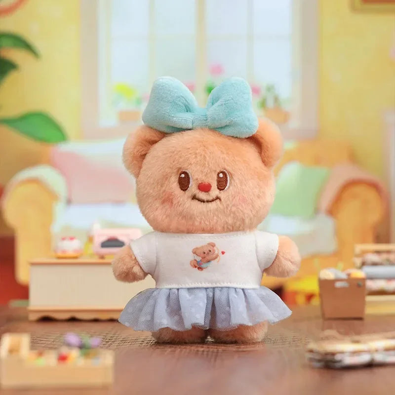Butter Bear Wardrobe Series Blind Box – Cute Action Figure Doll Keyring Mystery Toy for Kids & Birthday Gifts