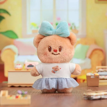 Butter Bear Wardrobe Series Blind Box – Cute Action Figure Doll Keyring Mystery Toy for Kids & Birthday Gifts