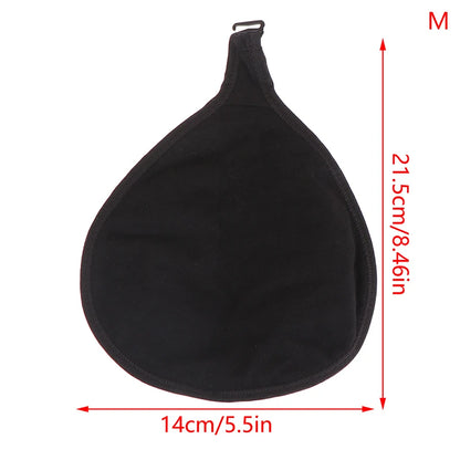 Women Silicone Breast Forms Protective Cotton Pocket Cover – Soft Mastectomy Prosthesis Holder for Artificial Breast Forms, Triangle Shape Comfort Support Accessory
