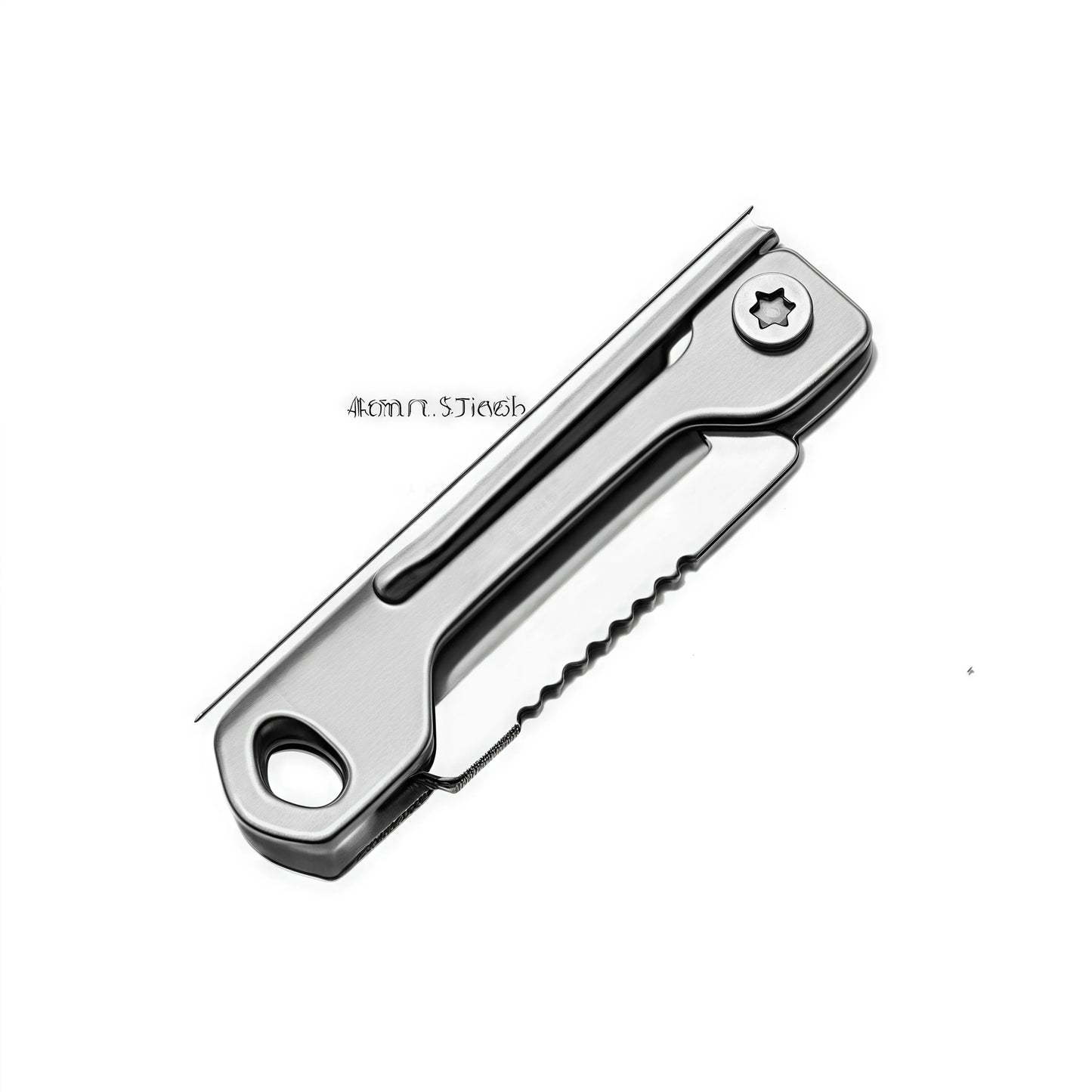 Stainless Steel Mini Folding Knife Keychain – Multi-Function EDC Pocket Tool for Outdoor Camping & Everyday Carry