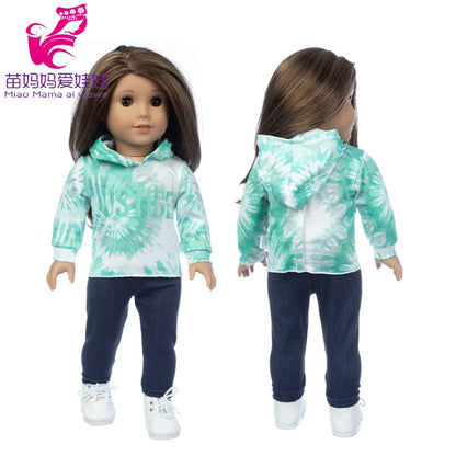 18-Inch Girl Doll Winter Coat — 43cm Baby Doll Jacket Outfit for Dressing