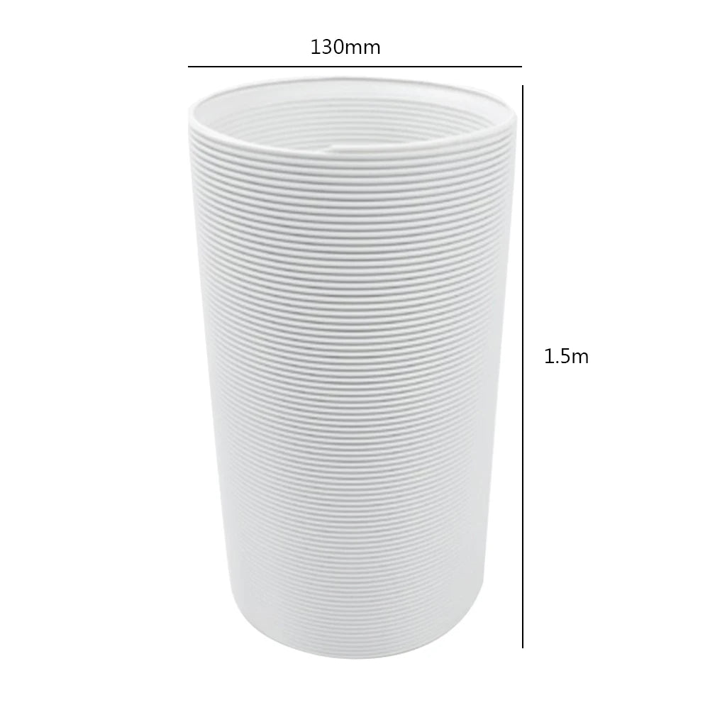 130/150mm Telescopic AC Exhaust Hose – Flexible Duct Extension Pipe for Mobile Air Conditioner Ventilation