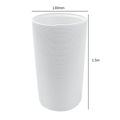 130/150mm Telescopic AC Exhaust Hose – Flexible Duct Extension Pipe for Mobile Air Conditioner Ventilation