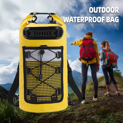Waterproof Dry Bag Backpack 10L/20L – PVC Swimming Pack for Kayaking, Trekking, Boating, Surfing & Outdoor Use