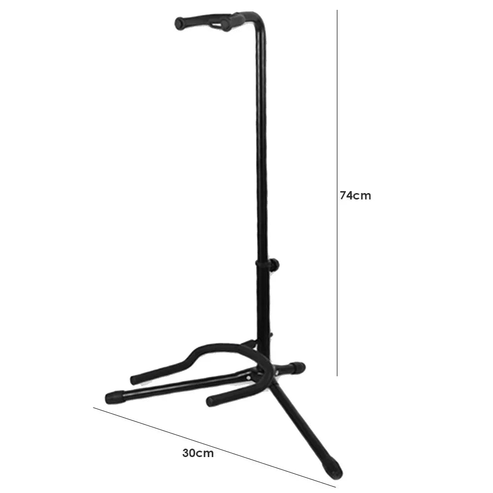Vertical Folding Guitar Stand – Adjustable Floor Display Stand for Acoustic, Electric, Ukulele, Bass & Pipa