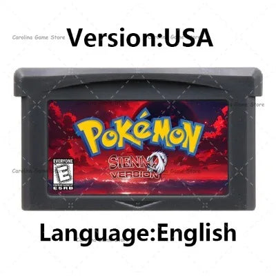 GBA 32-Bit Game Cartridge | Pokemon Series Yellow Sword Shield Arceus Legend Console Card