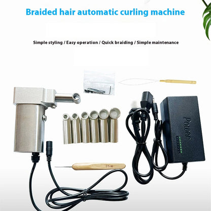 2025 New Instant Dreadlock Hair Making Machine — Easy DIY Semi-Automatic Dreadlock Tool, Long Hair, UK/AU/US Plug