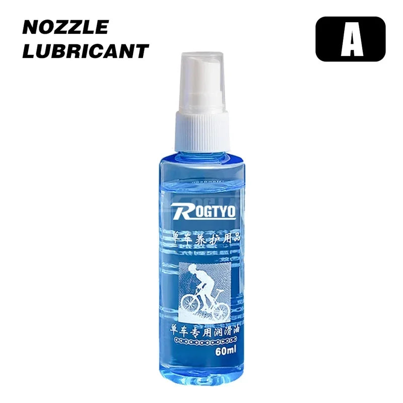 60ML Bicycle Chain Lubricant – Long Lasting Dry Lube Oil for MTB & Road Bike Chain Maintenance, Waxy Formula