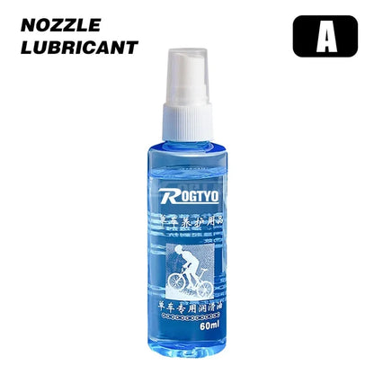 60ML Bicycle Chain Lubricant – Long Lasting Dry Lube Oil for MTB & Road Bike Chain Maintenance, Waxy Formula