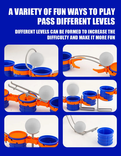 Children’s Cup Jump Ball Board Game — Lung Vitality & Sensory Exercise Toy for Parent-Child Fun, Boys & Girls