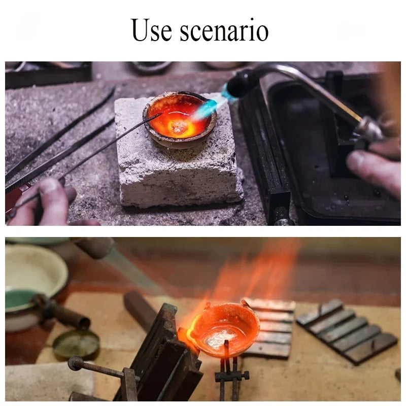 High Temperature Quartz Crucible Bowl 100g–5000g – Furnace Melting & Casting Tool for Gold & Silver Jewelry Refining