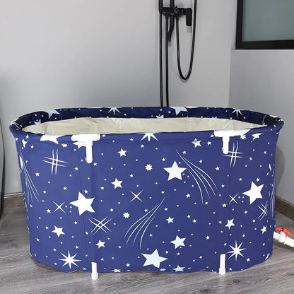 Foldable Portable Bath Tub - Ice & Hot Tub for Baby, Pet Bath, Sweat Steaming, Foot Spa, Outdoor Camping & Vehicle-Mounted